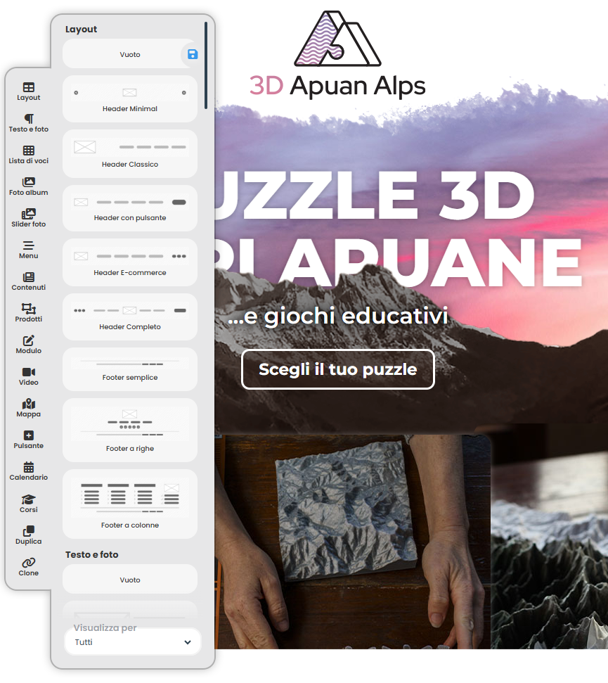 Websitepack editor