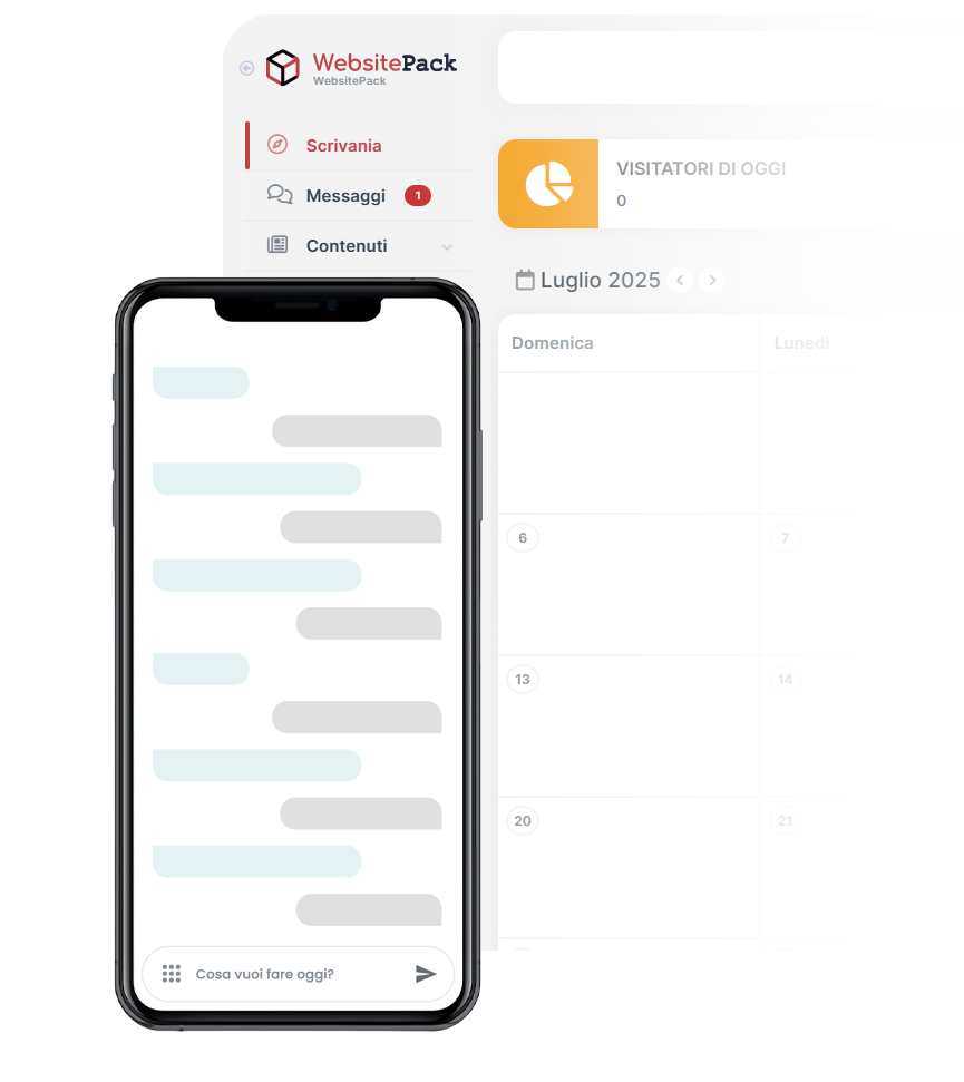 WebsitePack Flow mockup